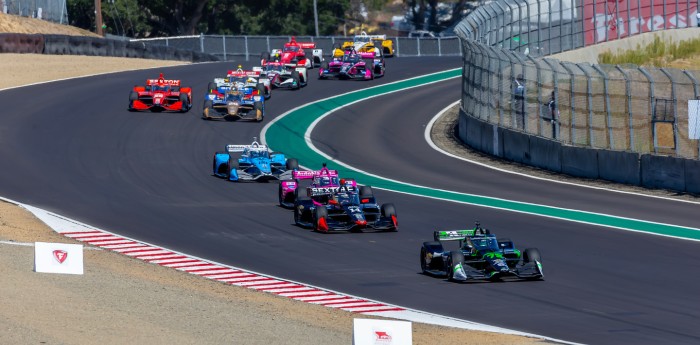 Galería: todo lo que dejó el paso de Canapino con la IndyCar en Laguna Seca