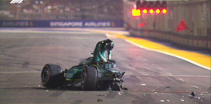 F1: ¡Fortísimo accidente! Stroll chocó y causó bandera roja en la clasificación