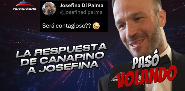 Agustín Canapino le respondió a Josefina Di Palma