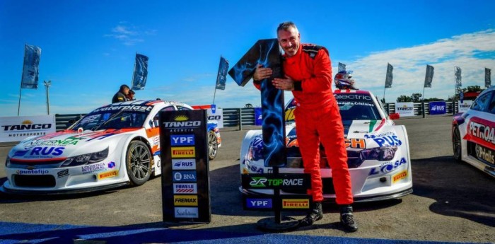 Diego Verriello llega adelante en el campeonato en Top Race Series