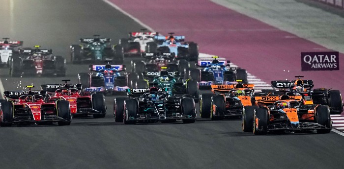 F1: la áspera largada de la carrera sprint del GP de Qatar