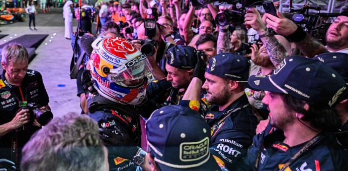 F1: el festejo de Verstappen y Red Bull tras lograr el tricampeonato en Qatar