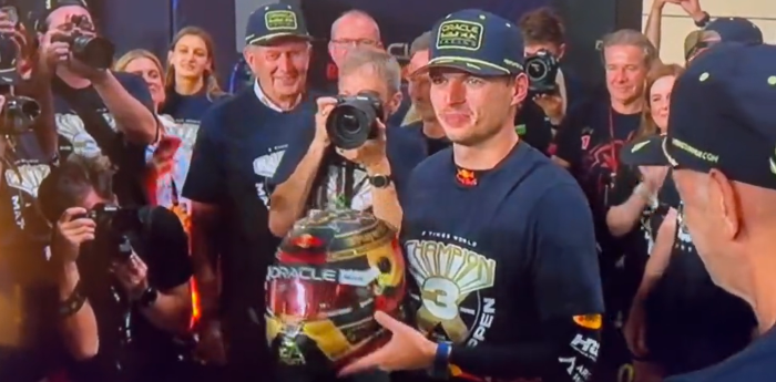 F1: Verstappen tendrá un casco especial tras la obtención del tricampeonato