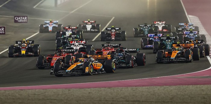 F1: así quedó la grilla de largada del GP de Qatar