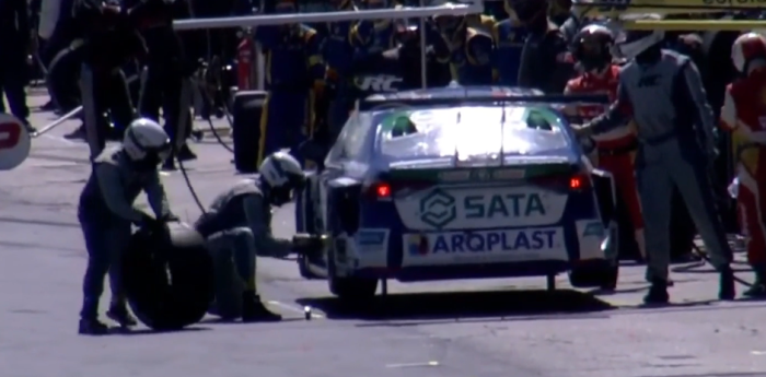 Stock Car: Baptista y un insólito inconveniente en el box