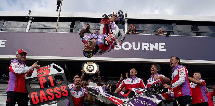 MotoGP: el festejo de Johann Zarco que enloqueció a los fanáticos en Phillip Island