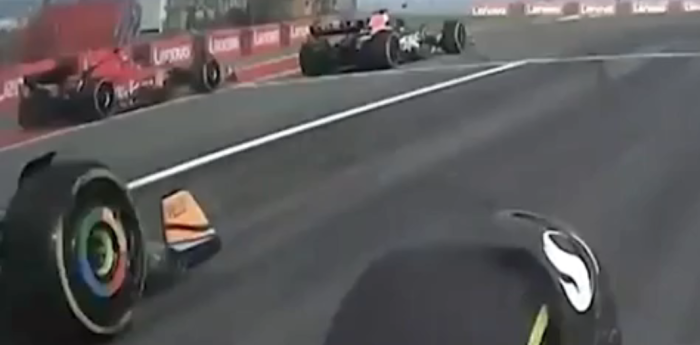 F1: así se vio el duelo Verstappen - Leclerc desde la visión de Hamilton