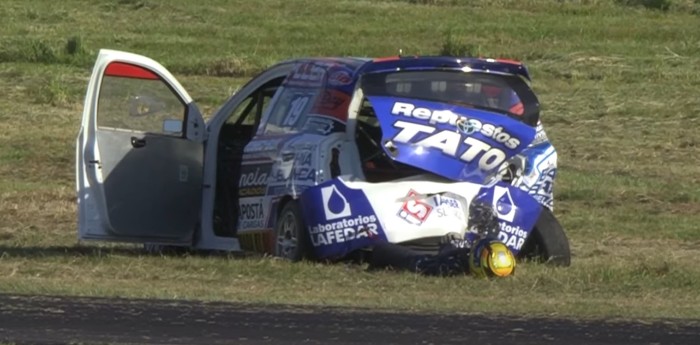 Turismo Pista: Bastidas, puntero de la Clase 3, protagonista de un fuerte golpe