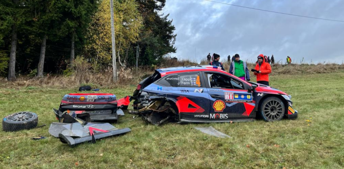 WRC: la escalofriante imagen del accidente de Lappi desde la visión de un fanático