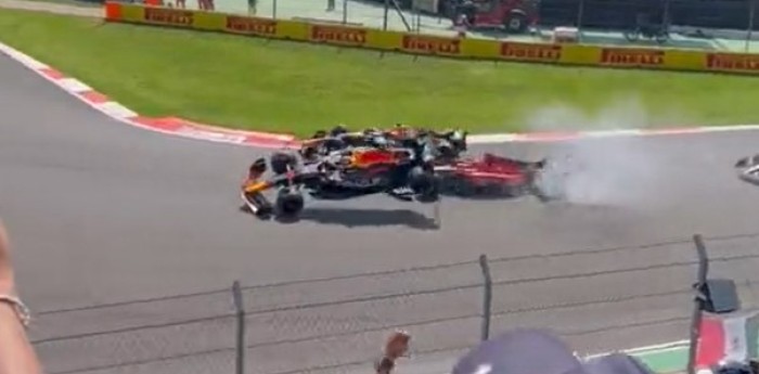 F1: el accidente de Checo Pérez en el GP de México desde la tribuna