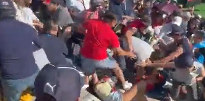 F1: escandalosa batalla campal en las tribunas durante el GP de México