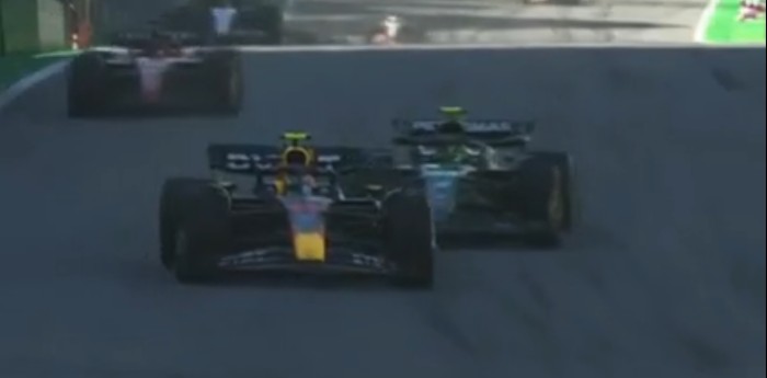 F1: Checo Pérez y Lewis Hamilton dieron espectáculo en el Sprint de Brasil