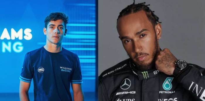 Colapinto-Hamilton, el divertido posteo del argentino tras el GP de Brasil