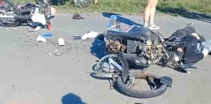 Dos niñas de 13 y 14 años fallecieron en un accidente de motos