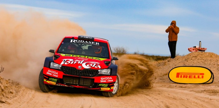 Rally Argentino: Martín Scuncio dominó el shakedown en Villa Dolores