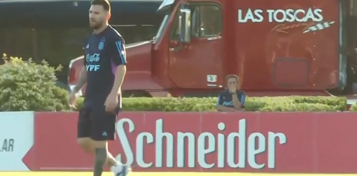 Un semi de TC, presente en el entrenamiento de la Selección Argentina