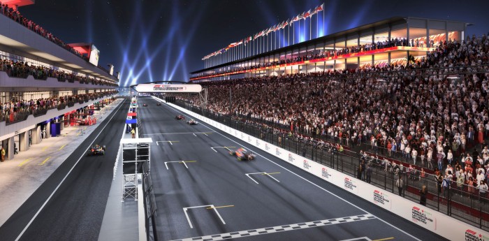 F1: el primer auto que salió a pista en el GP de Las Vegas