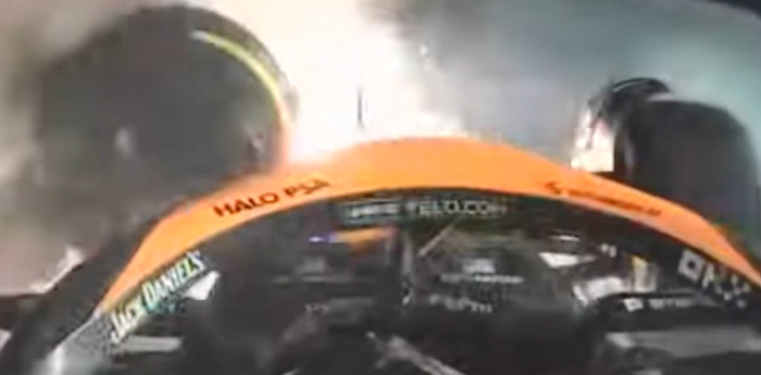 F1: a bordo: el impactante accidente de Norris en el GP de Las Vegas