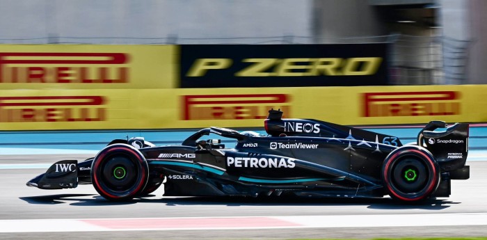 F1: Russell lideró la FP3 del GP de Abu Dhabi