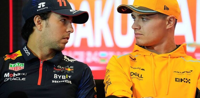 F1: Norris, tras el toque con Checo Pérez en Abu Dhabi: "Lo quise dejar pasar y me chocó"