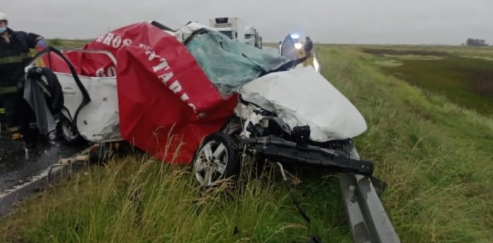 Dos hombres fallecieron en la Ruta 226, mientras viajaban al Turismo Carretera