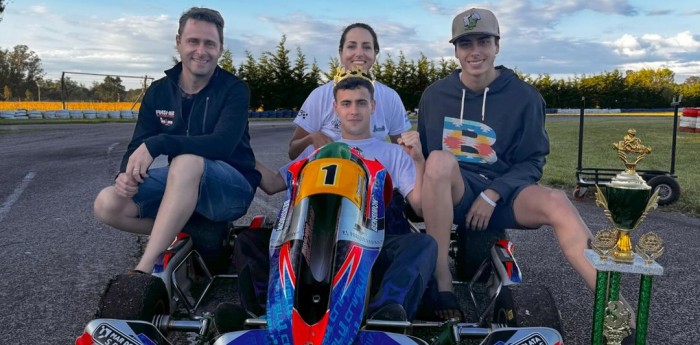 Franco Ledesma, un apellido con historia gritó campeón en el karting