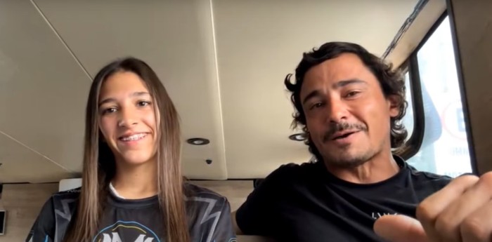 El nuevo proyecto de Matias Milla con una piloto uruguaya