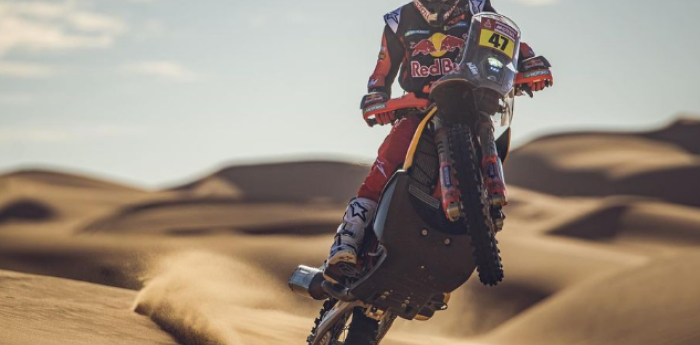 Kevin Benavides mostró su lesión y contó cómo llega al Dakar 2024