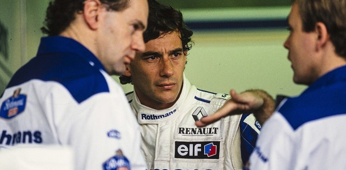 F1: así fue el primer contacto de Ayrton Senna con el Williams FW16 de 1994
