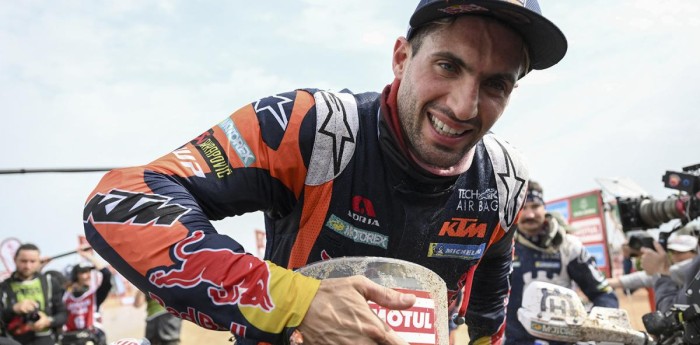 El día que Canapino llenó de elogios a Kevin Benavides tras el Dakar 2023: “Debería ser héroe nacional”