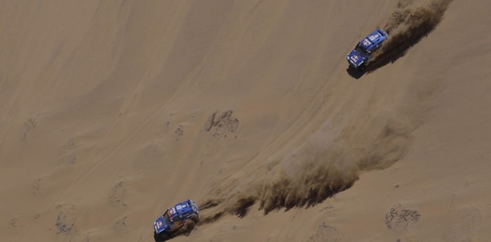 Dakar: el terrible mano a mano entre Sainz y Al-Attiyah en pleno desierto