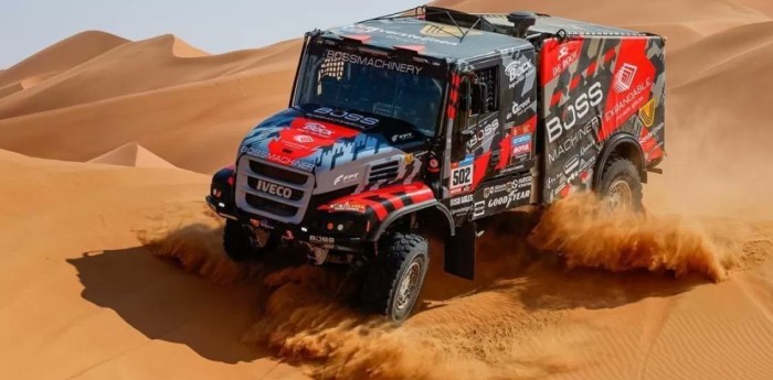 Dakar 2024: Van Kasteren fue la referencia de los Camiones en el prólogo