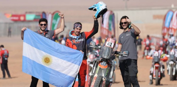 Dakar 2024: el particular detalle que lleva Diego Llanos en su casco