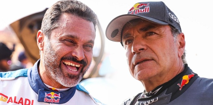 ¡Lo trató de mentiroso! Al-Attiyah no le cree  a Sainz: "Si hubiera tenido tres pinchazos, seguiría allí"