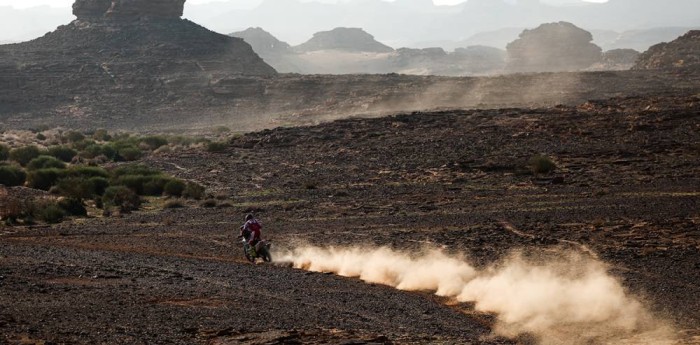 Dakar 2024: la piedra volcánica, el gran dolor de cabeza de la Etapa 1