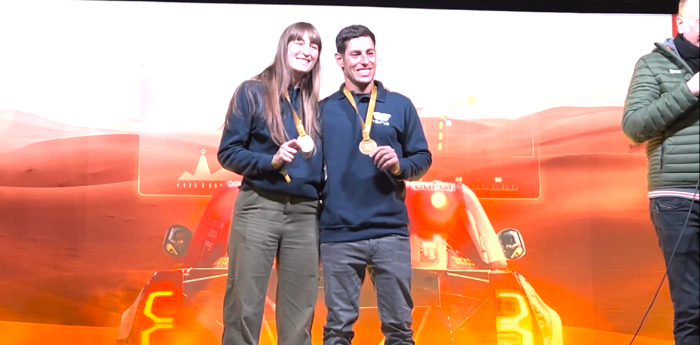 Dakar 2024: Cavigliasso y Pertegarini recibieron su medalla por ganar la Etapa 9