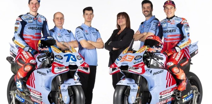 MotoGP: Gresini presentó la moto de Marc Márquez para esta temporada