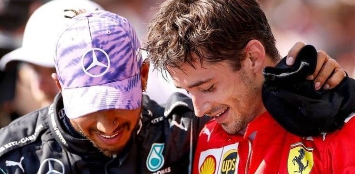 F1: Leclerc y Hamilton, de rivales a compañeros