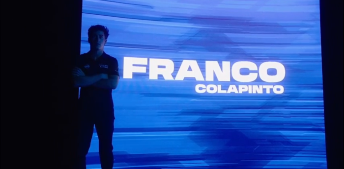 Colapinto presente en el video del F1 2024 de Williams