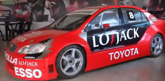 TC2000: el Corolla del recordado Nicolás Vuyovich, presente en el taller de Toyota Gazoo Racing