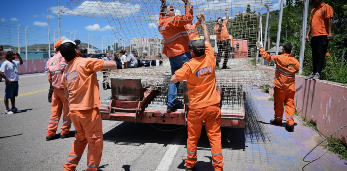 Triste noticia: comenzaron a desarmar el circuito de Potrero de los Funes