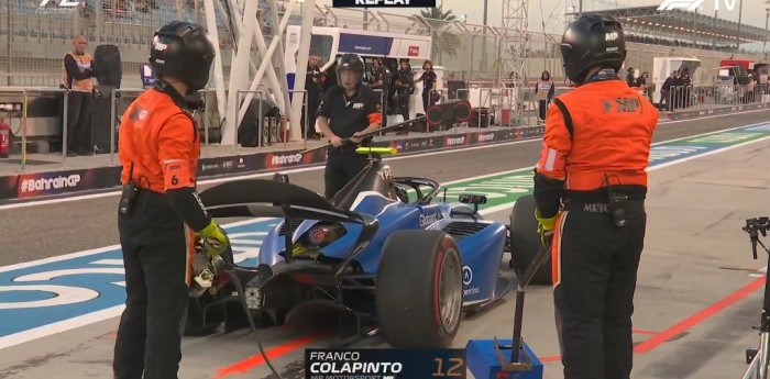 F2: Colapinto fue penalizado en el Sprint en Bahréin; ¿Qué sucedió?