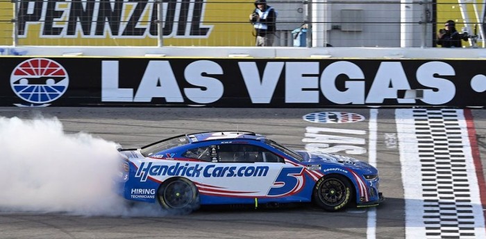 NASCAR: Kyle Larson cantó victoria en Las Vegas