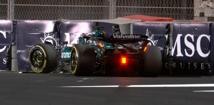 F1: duro accidente de Lance Stroll en el comienzo de la carrera en Arabia Saudita