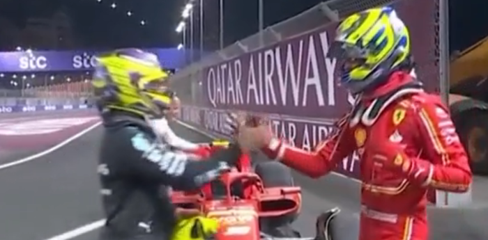 F1: ¡Un gran campeón! El gran gesto de Hamilton a Bearman tras el gran debut en Arabia Saudita