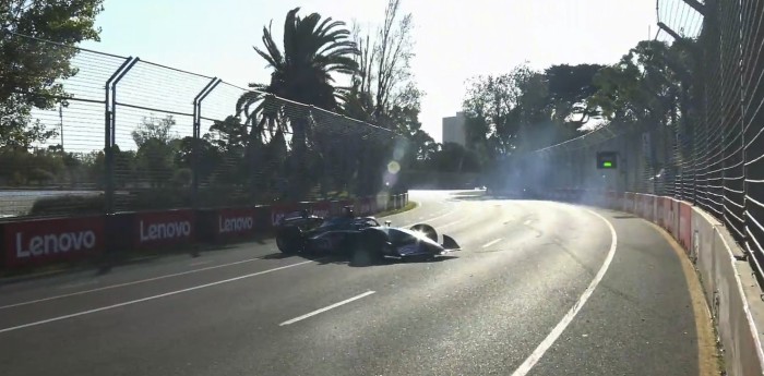 La espectacular salvada de Martins en la Qualy de la F2 en Melbourne