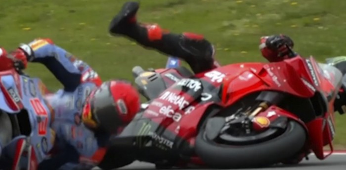 MotoGP: las caídas que complicaron a Márquez, Bagnaia y Viñales en Portugal