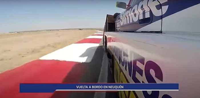 TC: imperdible cámara a bordo de Lambiris en Neuquén