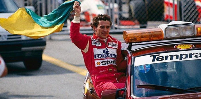 ¡Tremendo! El imponente homenaje a Senna en el Circuito de Interlagos
