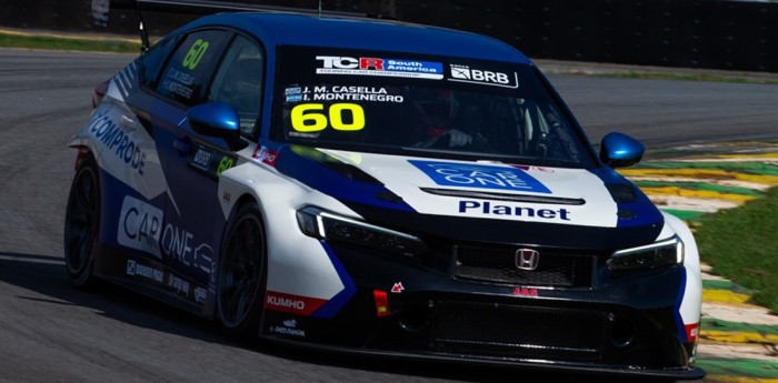 TCR South America: Casella y Montenegro, felices tras la pole en Interlagos